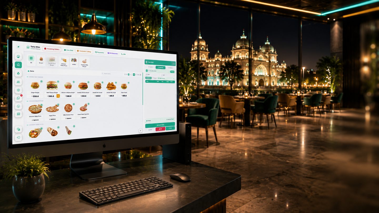Restozay POS system in a Bahawalpur restaurant