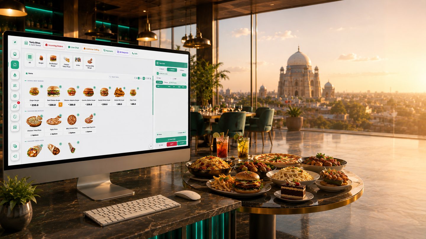Restozay POS system in a Multan restaurant