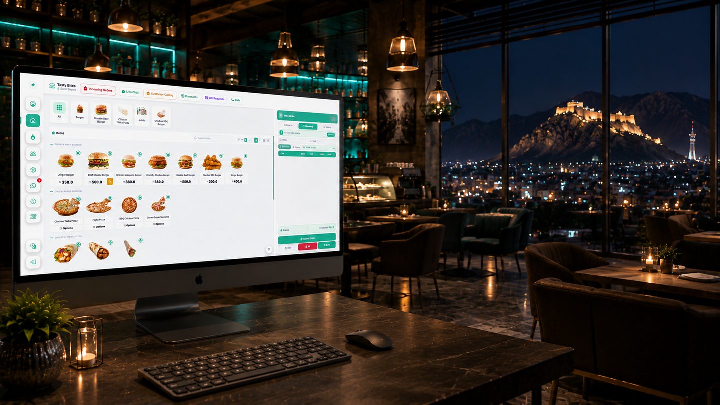 Restozay POS system in a Quetta restaurant